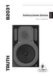 Behringer TRUTH B2031 Instrucciones Breves