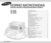 Samsung CE1185UB Manual De Instrucciones