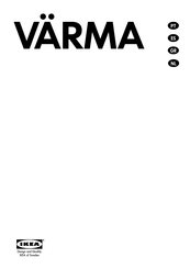 IKEA VÄRMA Manual Del Usuario