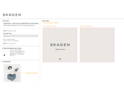 SKAGEN DW7S1 Manual De Instrucciones