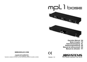 JB Systems mpL 1 base Manual De Instrucciones