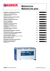 Hawker MotionLine puls Instrucciones De Instalación Y  Operación