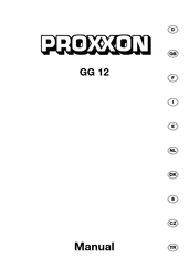 Proxxon GG 12 Manual De Instrucciones