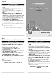 Conceptronic CHD3DUSB3 Guia De Inicio Rapido