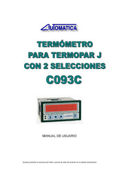 Automatica C093C Manual De Usuario