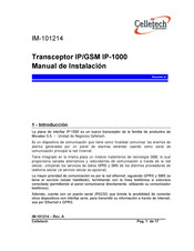 Celletech IP-1000 Manual De Instalación