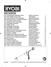 Ryobi RBC26SESB Manual De Utilización