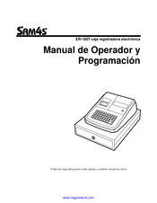 Sam4s ER-180T Manual De Operador Y Programación