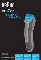 Braun Cruzer 6 Beard & Head Manual Del Usuario