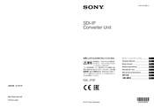 Sony NXL-IP4F Manual De Funcionamiento