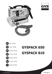 GYS GYSPACK Serie Manual Del Usuario