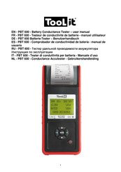 Tool it PBT 60 Manual De Instrucciones