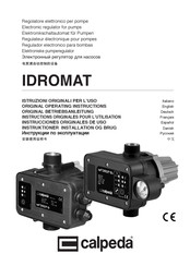 Calpeda IDROMAT 5e Instrucciones Originales De Uso