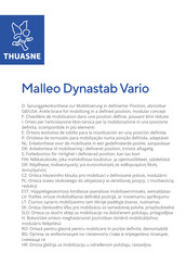 Thuasne Malleo Dynastab Vario Manual De Instrucciones