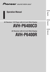 Pioneer AVH-P6400CD Operación Manual