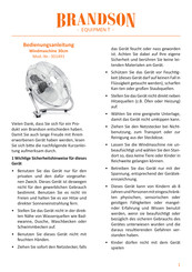 Brandson Equipment 301491 Manual De Instrucciones