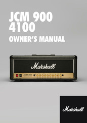 Marshall JCM900 4100 El Manual Del Propietario