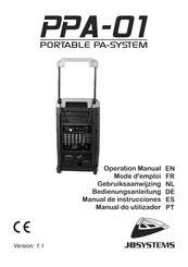 JB Systems PPA-01 Manual De Instrucciones