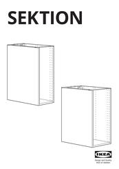 IKEA SEKTION Manual De Instrucciones