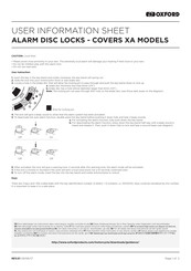 Oxford XA Serie Instrucciones Para El Usuario