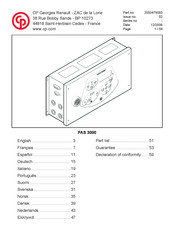 CP FAS 3000 Manual De Instrucciones