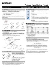 Bixolon SRP-350IIOBE Guia De Instalacion