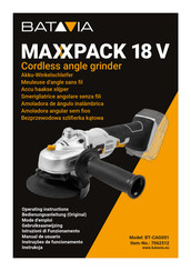 Batavus Maxxpack BT-CAG001 Manual De Usuario