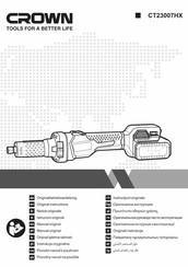 Crown CT23007HX Manual Original