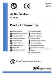 Ingersoll Rand G3 Serie Especificaciones Del Producto
