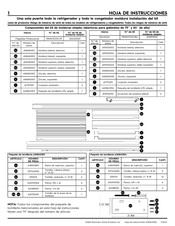 Electrolux Frigidaire A18643301 Hoja De Instrucciones