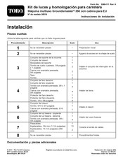 Toro 30516 Instrucciones De Instalación