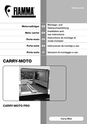 Fiamma CARRY-MOTO PRO Instruciones De Montaje Y Uso