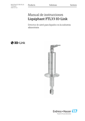 Endress+Hauser Liquiphant FTL33 IO-Link Manual De Instrucciones