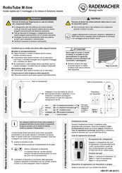 RADEMACHER RolloTube M-line Instrucciones Abreviadas Para El Montaje Y La Primera Puesta En Marcha