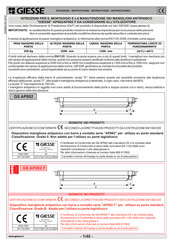 GIESSE GS AP002 Instrucciones