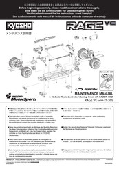 Kyosho RAGE VE Manual De Instrucciones