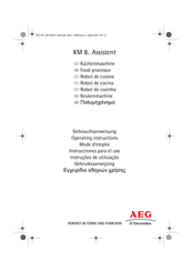 AEG Electrolux KM 8 Assistent Serie Instrucciones Para El Uso