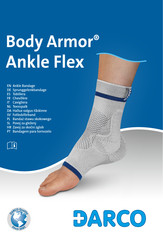 darco Body Armor Ankle Flex Manual De Instrucciones