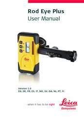 Leica Geosystems Rod Eye Plus Manual De Instrucciones