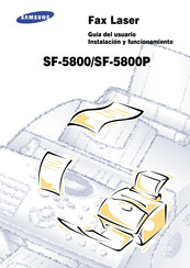 Samsung SF-5800 Guia Del Usuario