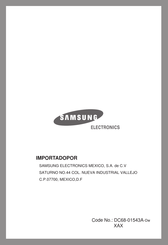 Samsung P1005J Manual De Uso Y Cuidado