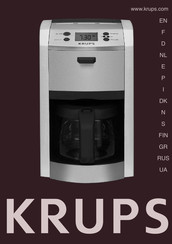 Krups KM 8005 Manual Del Usuario