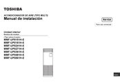 Toshiba MMF-UP0241H-E Manual De Instalación