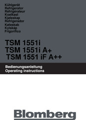 Blomberg TSM 1551i Manual Del Usuario