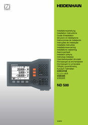 HEIDENHAIN ND 500 Instrucciones De Instalación