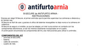 Antifurto Arnia B-Secure Instrucciones