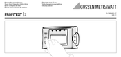 Gossen MetraWatt PROFITEST 2 Instrucciones De Servicio