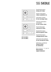 SSS Siedle EV 053-0 Manual De Instrucciones