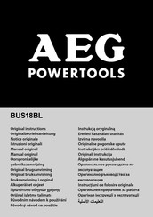 AEG BUS18BL Manual Original