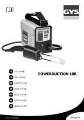 GYS POWERDUCTION 10R Manual Del Usuario